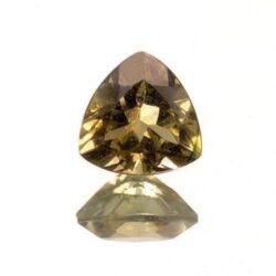 Golden Green Tourmaline 7mm Trillion