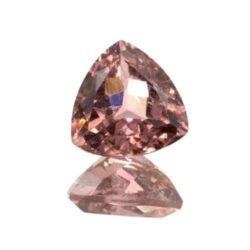 Antique Pink Tourmaline Trillion