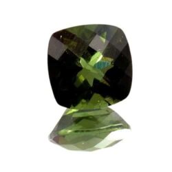 Forest Green Tourmaline Cushion Cut 9mm