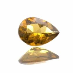 Orange Tourmaline Pear