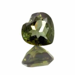 Green Tourmaline Heart Shape