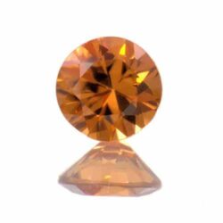 Natural Orange Zircon Rounds