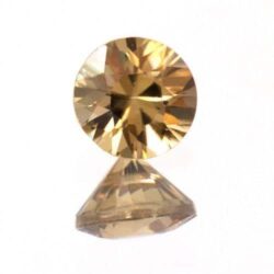 Natural Honey Zircon Round