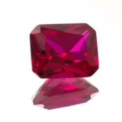 Lab Created Ruby Emerald Cuts