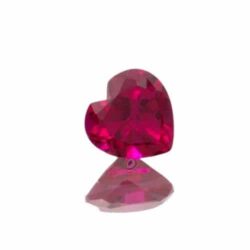 Lab Created Ruby Hearts