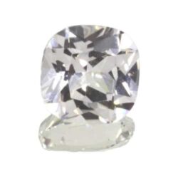 Lab Created White Sapphire Cushion Cut