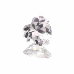 Lab Created White Sapphire Hearts