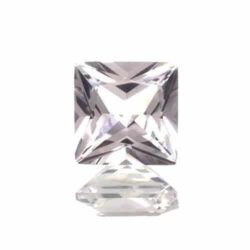 Lab Created White Sapphire Princess Cuts