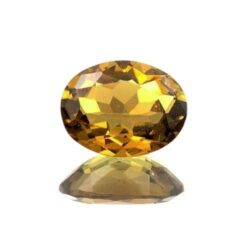 Orange Olive Tourmaline Oval