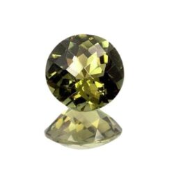 Green Tourmaline Round Checker Top