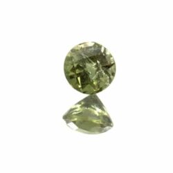Green Tourmaline Round Checker Top
