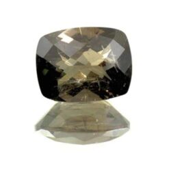 Green Gray Tourmaline Cushion Cut