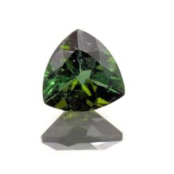 Forest Green Tourmaline Trillion