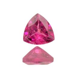 Hot Pink Tourmaline Trillion