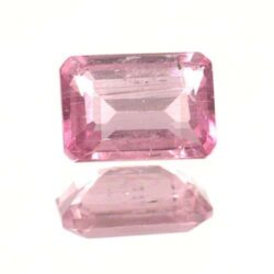 Bubblegum Pink Tourmaline Emerald Cut