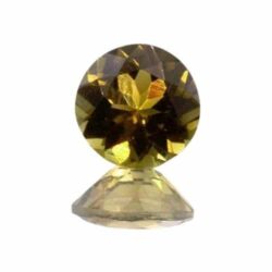 Olive Green Tourmaline Round