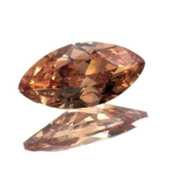 Champagne Cubic Zirconia Marquise