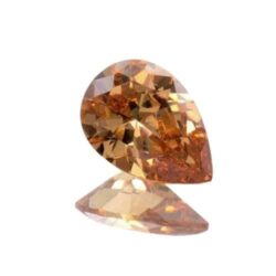 Champagne Cubic Zirconia Pears