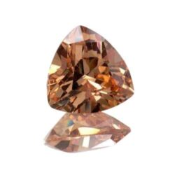 Champagne Cubic Zirconia Trillions