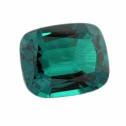 Lab Created Emerald Cushion Cut