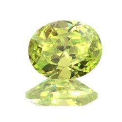 Apple Green Cubic Zirconia Ovals