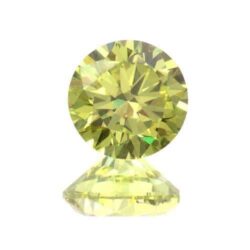Apple Green Cubic Zirconia Rounds