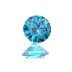 Aqua Blue Cubic Zirconia Rounds