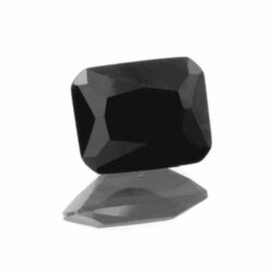 Black Cubic Zirconia Emerald Cuts