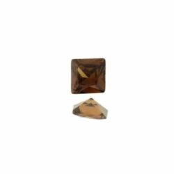 Brown CZ Princess Cuts