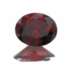 Garnet Cubic Zirconia Ovals