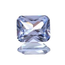 Lab Created Light Blue Spinel Emerald Cuts