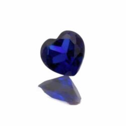 Lab Created Dark Blue Spinel 6mm Heart