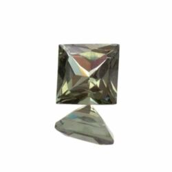 Lab Created Green Spinel Princess Cuts