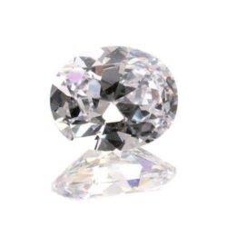 White Cubic Zirconia Ovals