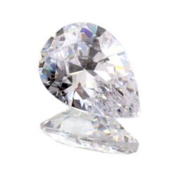 White Cubic Zirconia Pears