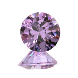 Lavender Cubic Zirconia Rounds