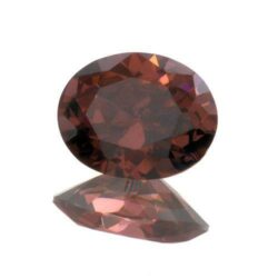 Rhodolite Cubic Zirconia Ovals