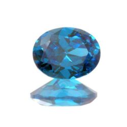 Swiss Blue Cubic Zirconia Ovals
