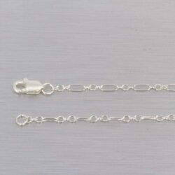 Sterling Silver Long and Short Chain