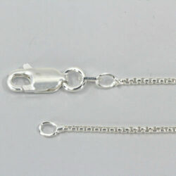Sterling Silver Rounded Box Chain