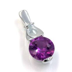 Sterling Silver 9mm Round Slider Pendant