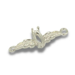 Marquise Leaf Design Pre-notched Bracelet Link