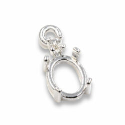 Low Profile Oval Accented Dangle Mounting