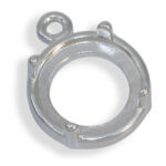 Round Cabochon Raised Edge Dangle Mounting