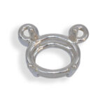 Oval Pre-notched Dangle Pendant Mounting