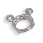 Oval Pre-notched Dangle Pendant Mounting