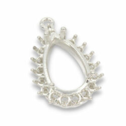 Pear Cluster Dangle Pre-notched Mounting - 15x10mm