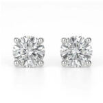 Lab Created Diamond Earring Studs
