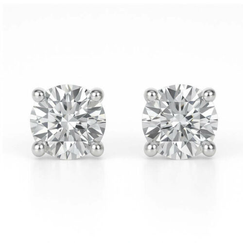 Lab Created Diamond Earring Studs