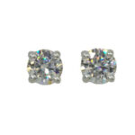 Lab Created Diamond Earring Studs